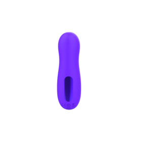 Vibromasseur par vibrations sur membrane rechargeable USB violet 10 vitesses de voyage